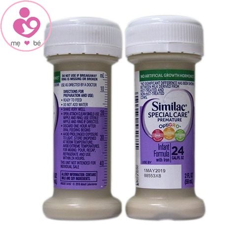 Sữa nước Similac Special Care 24Cal/fl oz cho bé sinh non nhẹ cân thùng 48 chai