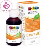 Siro 22 Vitamines Pediakid của Pháp cho bé từ 6 tháng trở lên chai 125ml