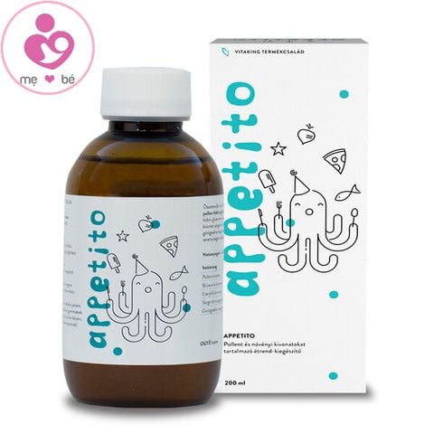 Siro Appetito nội địa Đức kích thích ăn ngon, hỗ trợ tiêu hóa cho trẻ từ 6 tháng tuổi chai 200ml