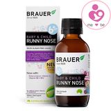 Siro Brauer Baby & Child Runny Nose trị sổ mũi ngạt mũi cho bé từ 6 tháng đến 12 tuổi lọ 100ml