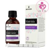 Siro Brauer Baby & Child Runny Nose trị sổ mũi ngạt mũi cho bé từ 6 tháng đến 12 tuổi lọ 100ml