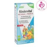 Siro canxi và vitamin D3 Kindervital Bio của Đức cho bé từ 3 tuổi lọ 250ml
