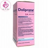 Siro hạ sốt Doliprane 2,4% sans sucre của Pháp cho trẻ từ sơ sinh lọ 100ml (mẫu mới 2022)
