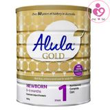 Sữa Alula Gold số 1 Newborn Infant của Úc cho bé 0-6 tháng hộp 900g