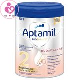 Sữa Aptamil Đức Profutura Duoadvance số 2 hộp bạc 800g – mẫu mới