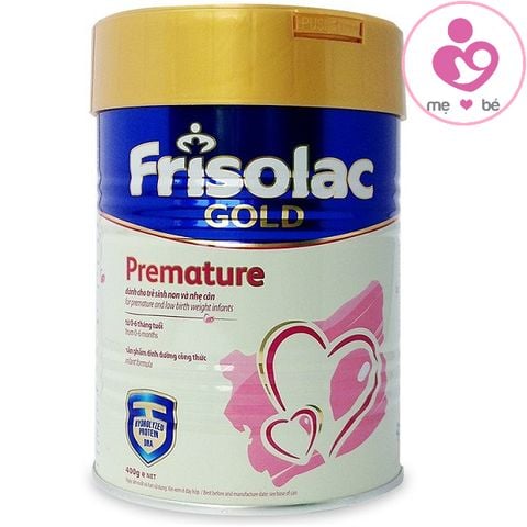 Sữa Frisolac Gold Premature của Hà Lan cho trẻ sinh non và nhẹ cân