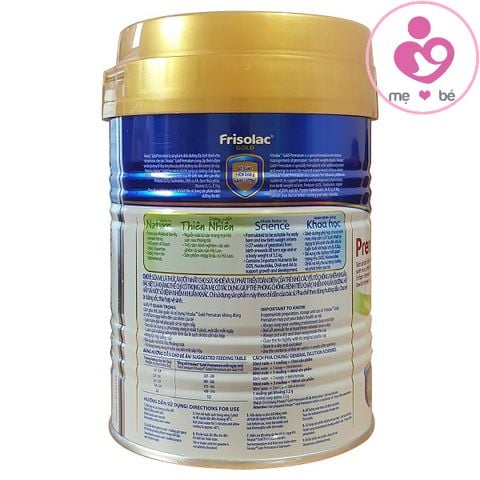 Sữa Frisolac Gold Premature của Hà Lan cho trẻ sinh non và nhẹ cân