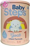 Sữa dê Baby Steps số 1 cho bé từ 0-6 tháng tuổi hộp 900g