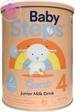 Sữa dê Baby Steps số 4 cho bé trên 2 tuổi hộp 900g