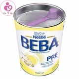 Sữa Nestle BEBA Pre của Đức cho bé 0-6 tháng biếng ăn, chậm lên cân, táo bón hộp 800g