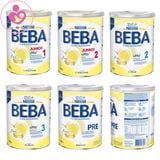 Sữa Nestle BEBA 2 của Đức cho bé từ 6 tháng biếng ăn, chậm lên cân, táo bón hộp 800g