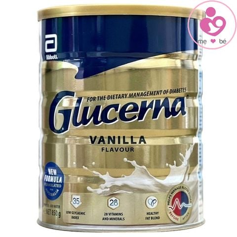 Sữa Glucerna của Úc cho người bệnh tiểu đường, tiểu đường thai kỳ hộp 850g
