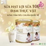 Sữa hạt Matti Mum dành cho mẹ bầu và mẹ sau sinh hỗ trợ lợi sữa hộp 650g