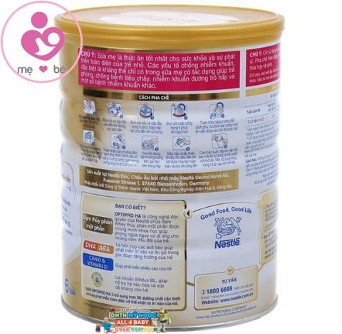 Sữa NAN HA Optipro số cho bé từ 2-6 tuổi dị ứng đạm sữa bò – Mẹ