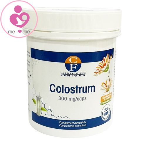 Sữa non Fenioux Colostrum của Pháp dành cho mọi lứa tuổi lọ 200 viên (mẫu mới 2023)