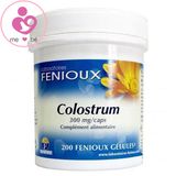 Sữa non Fenioux Colostrum của Pháp dành cho mọi lứa tuổi lọ 200 viên (mẫu mới 2023)