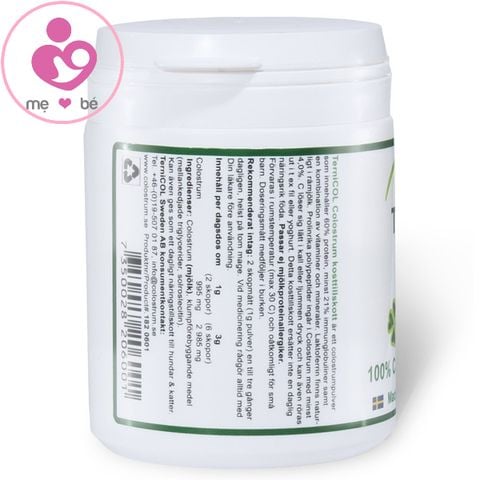 Sữa non Colostrum Ternicol của Thụy Điển cho trẻ từ sơ sinh và người lớn hộp 70g