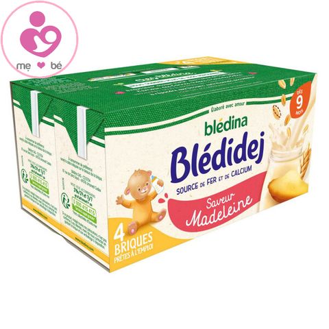 Sữa nước Bledina Bledidej của Pháp cho bé từ 9 tháng tuổi lốc 4 hộp