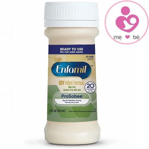 Sữa nước Enfamil ProSobee Soy của Mỹ cho trẻ 0-12 tháng dị ứng đạm sữa bò bất dung nạp lactose