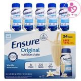 Sữa nước Ensure Original nutrition shake nội địa Mỹ thùng 24 chai