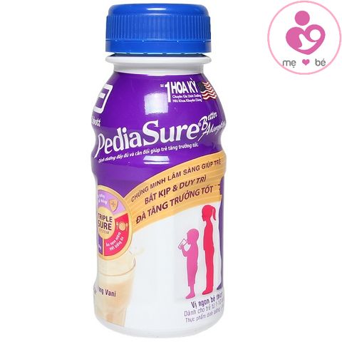 Sữa nước Pediasure BA hương vani cho trẻ từ 1-10 tuổi thùng 24 chai 237ml/chai