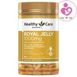 Viên sữa ong chúa Healthy Care Royal Jelly 1000mg của Úc hộp 365 viên