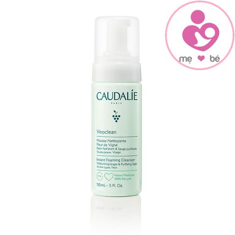 Sữa rửa mặt dạng bọt Caudalie Vinoclean của Pháp chai 150ml