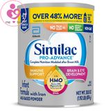 Sữa Similac Pro-Advance OptiGRO nội địa Mỹ cho bé từ 0-12 tháng