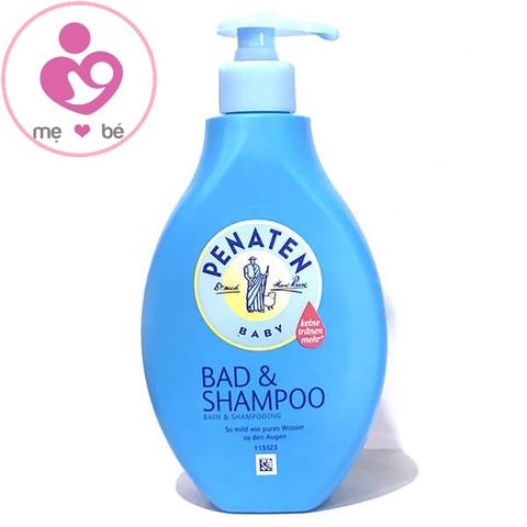 Sữa tắm gội Penaten Baby Bad & Shampoo của Đức cho trẻ sơ sinh chai 400ml