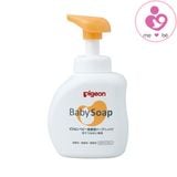 Sữa tắm dịu nhẹ cho trẻ sơ sinh Pigeon Baby Soap nội địa Nhật chai 500ml