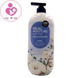 Sữa tắm Real Moisture Body Wash của Hàn Quốc chai 900g