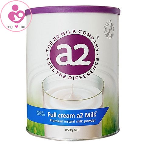 Sữa tươi A2 dạng bột Full Cream Milk của Úc hộp 850g
