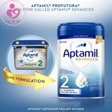Sữa Aptamil Advanced số 2 của Anh cho trẻ 6-12 tháng hộp 800g (mẫu mới 2022)