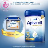 Sữa Aptamil Advanced số 3 của Anh cho bé từ 1-3 tuổi hộp 800g (mẫu mới 2022)