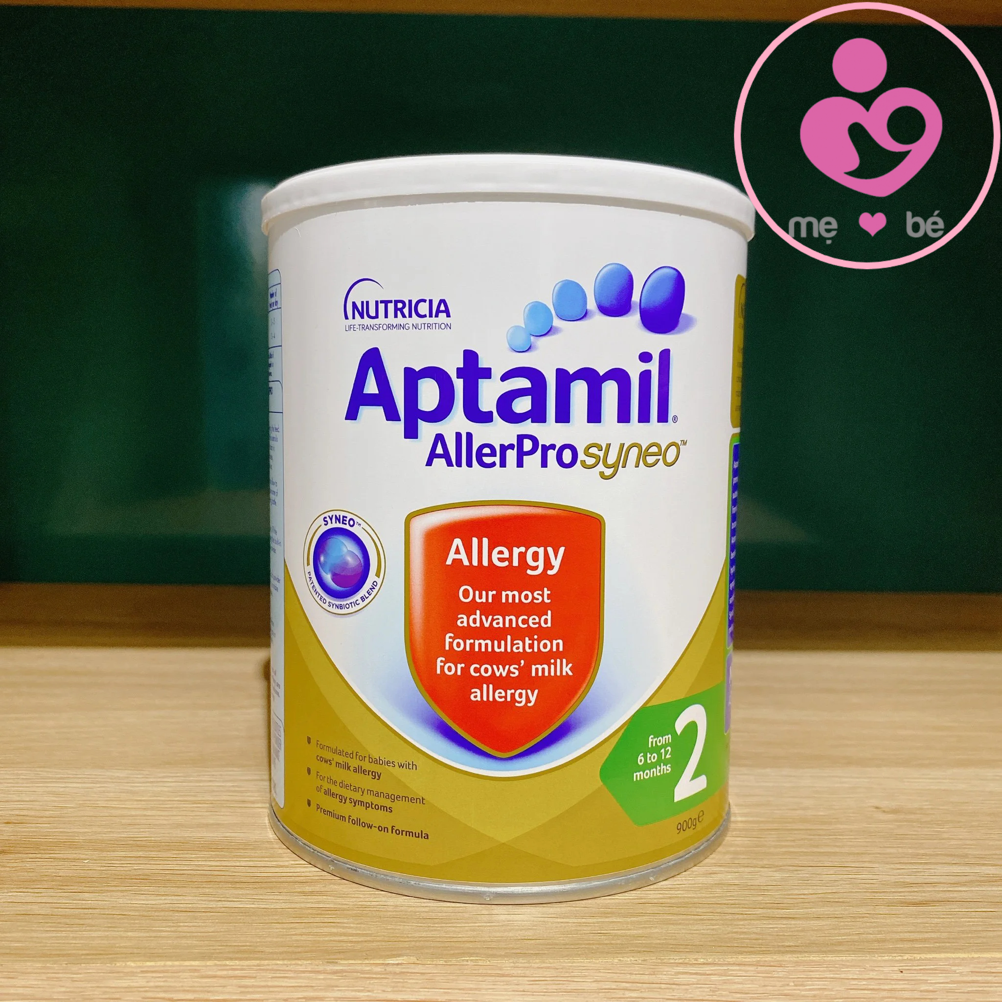 Sữa Aptamil AllerPro Syneo 2 cho bé dị ứng đạm bò hộp 900g – Mẹ & Bé Plaza