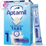 Sữa Aptamil Anh số 1 dạng thanh cho bé 0-6 tháng tuổi hộp 24 thanh