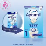 Sữa Aptamil Anh số 1 dạng thanh cho bé 0-6 tháng tuổi hộp 24 thanh