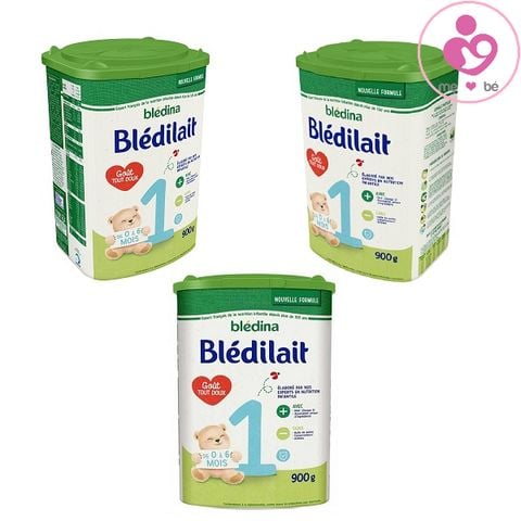 Combo 3 hộp sữa Blédilait số 1 của Pháp cho bé từ 0-6 tháng 900g