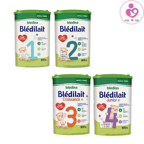 Combo 3 hộp sữa Blédilait Croissance số 3 của Pháp cho trẻ từ 1-3 tuổi hộp 900g