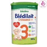 Combo 3 hộp sữa Blédilait Croissance số 3 của Pháp cho trẻ từ 1-3 tuổi hộp 900g