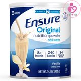 Sữa bột Ensure Original hương vani 400g của Mỹ