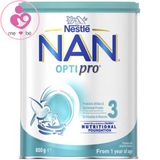 Sữa Nan OPTIpro HMO 3 của Úc cho bé trên 1 tuổi hộp 800g