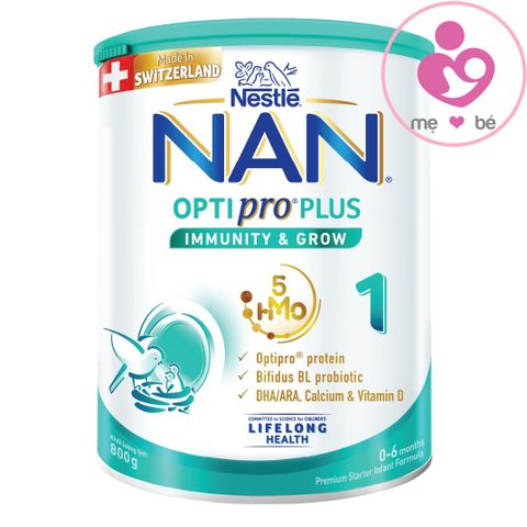 Sữa Nan OPTIproPLUS immunity & grow số 1 cho bé 0-6 tháng tuổi