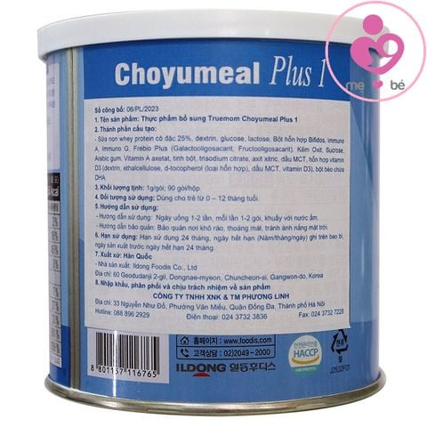 Sữa non ILDONG 1 của Hàn Quốc cho trẻ từ 0-12 tháng hộp 90 gói