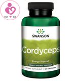 Đông trùng hạ thảo Swanson Cordyceps của Mỹ lọ 120 viên
