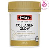 Collagen Swisse Beauty Collagen Glow của Úc giúp đẹp da lọ 120 viên