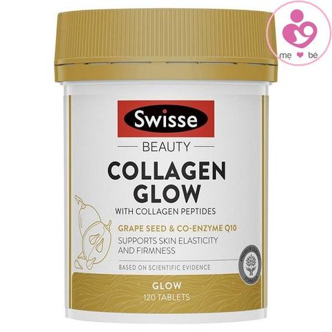 Collagen Swisse Beauty Collagen Glow của Úc giúp đẹp da lọ 120 viên