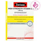 Viên sủi vitamin C Swisse High Strength 1000mg của Úc hộp 3 ống