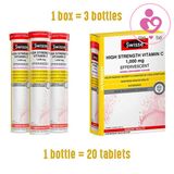 Viên sủi vitamin C Swisse High Strength 1000mg của Úc hộp 3 ống