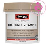 Viên uống chống loãng xương và tăng cường canxi Swisse Ultiboost Calcium + Vitamin D của Úc lọ 150 viên
